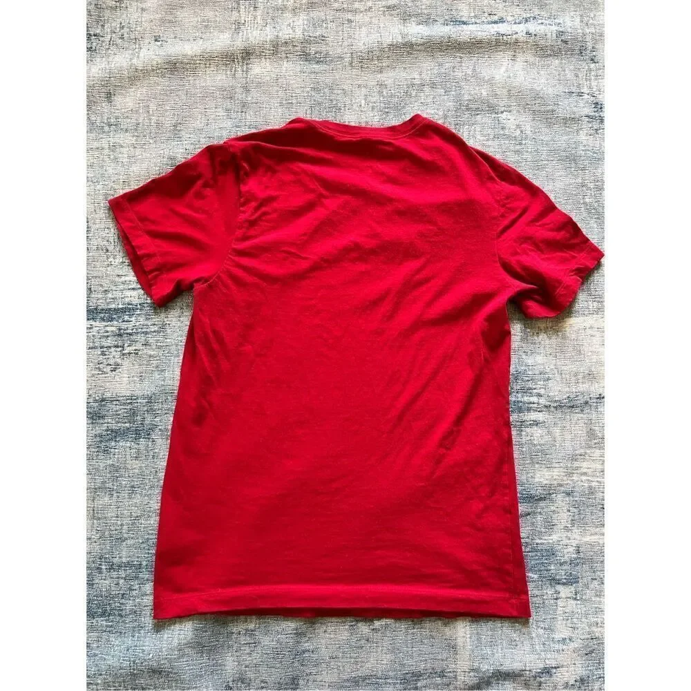 Air Jordan Red Short Sleeve Tee Men's Small